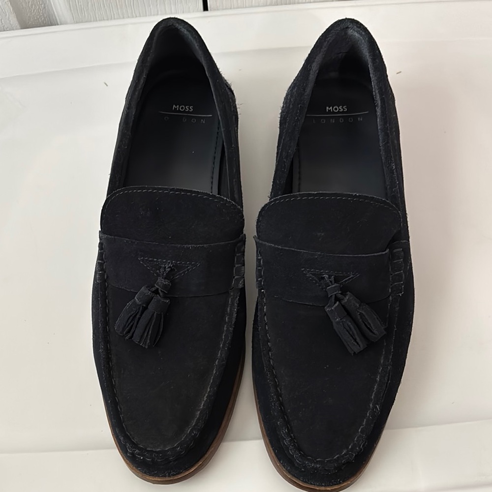 MOSS London, Men’s, suede loafers. Uk 9, US size 10.